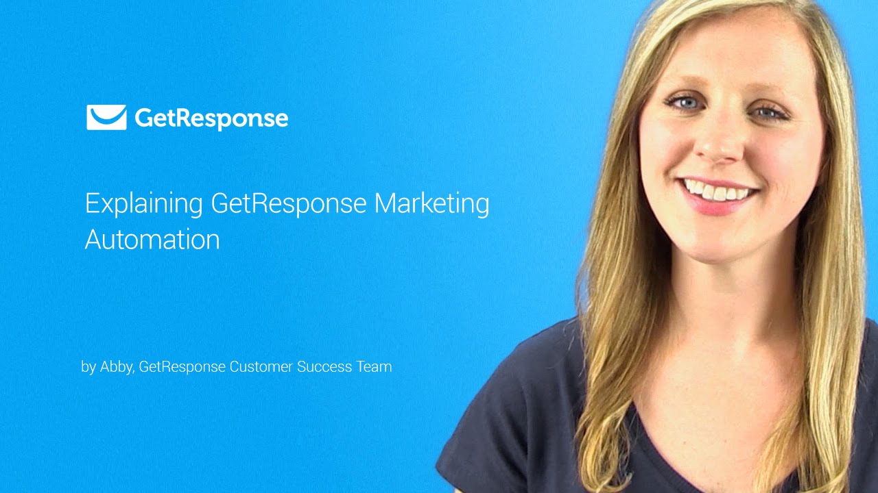 A video explaining GetResponse marketing automation