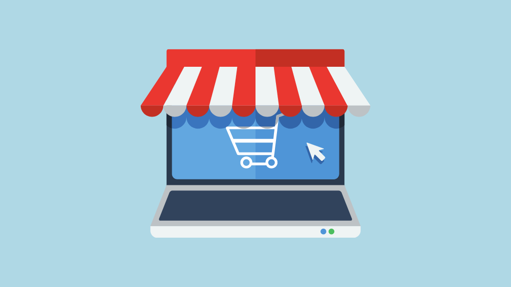 How to make an online store (image of an ecommerce website)