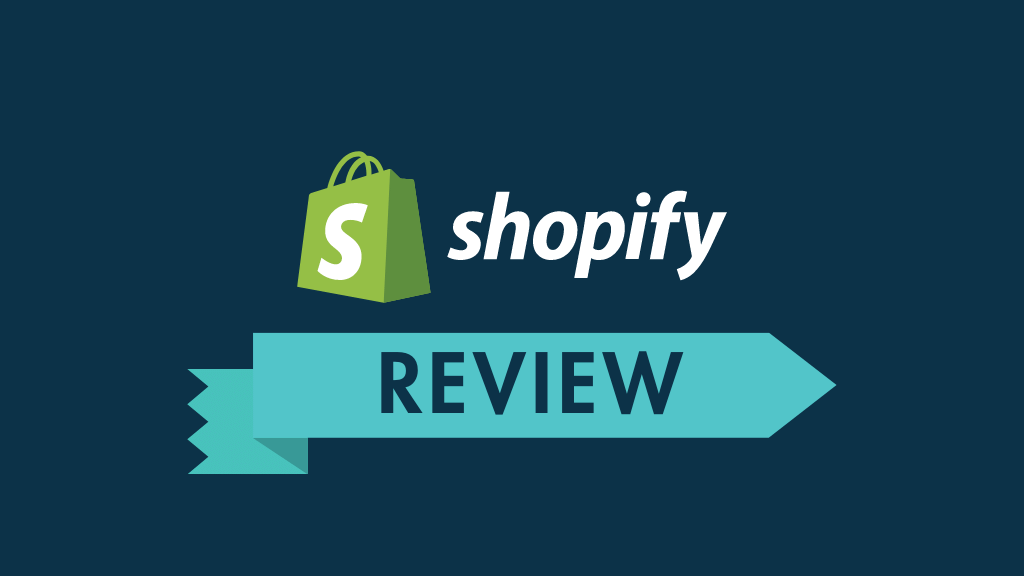 Shopify review (image of the Shopify logo with a 'review' label beside it)