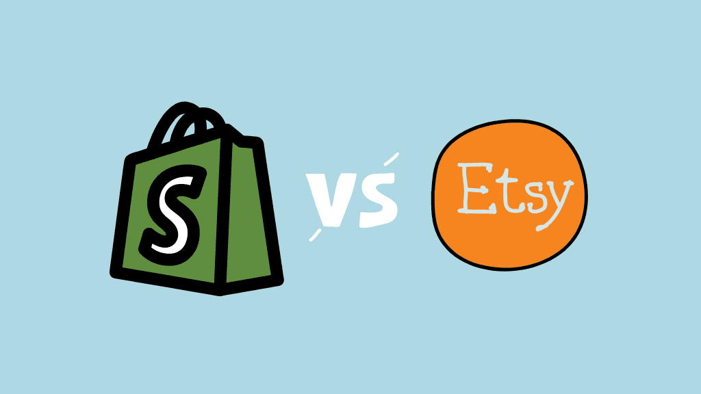 Shopify vs Etsy (the two logos side by side)