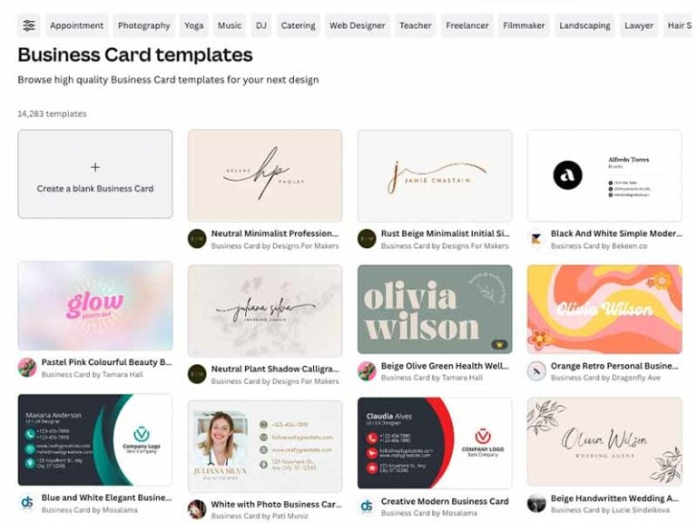 How to Make Business Cards in Canva (2023 Guide)