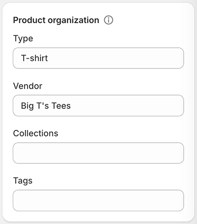 Product organization