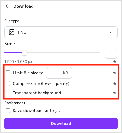 Exporting designs with a transparent background in Canva becomes possible on the 'Canva Pro' plan.