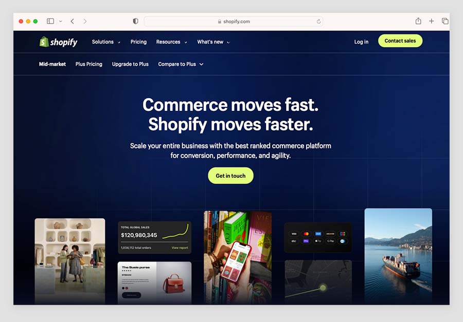 The Shopify Plus platform