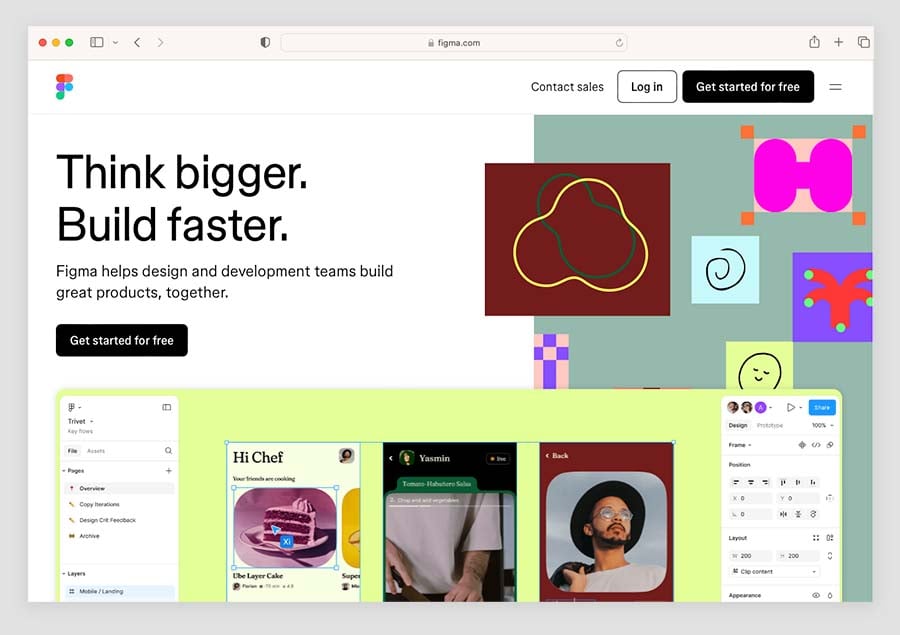 Figma home page