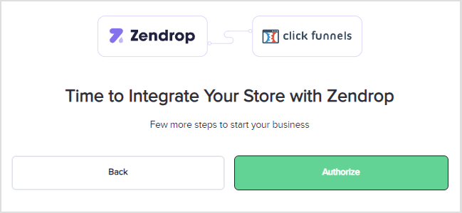 Connecting ClickFunnels to the Zendrop dropshipping platform