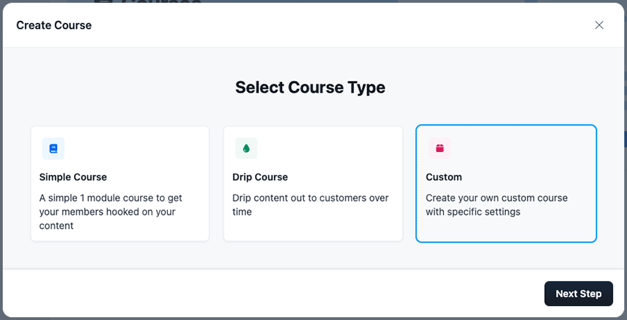 Creating a course in CLickFunnels