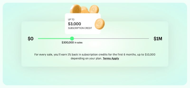 The Shopify credits system