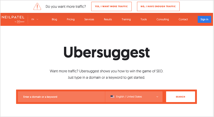 Ubersuggest