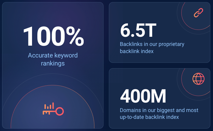 SEO PowerSuite backlink database statistics