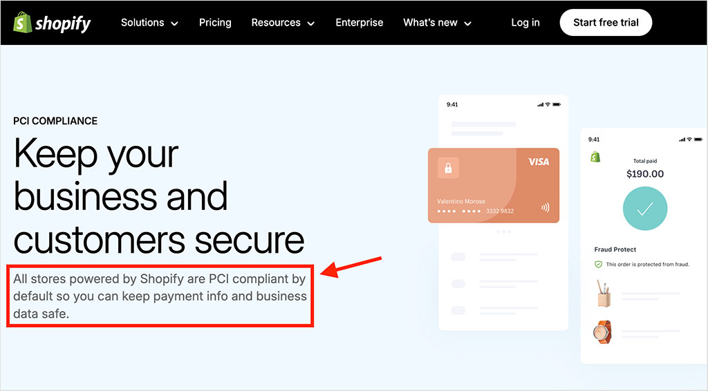Shopify PCI compliance
