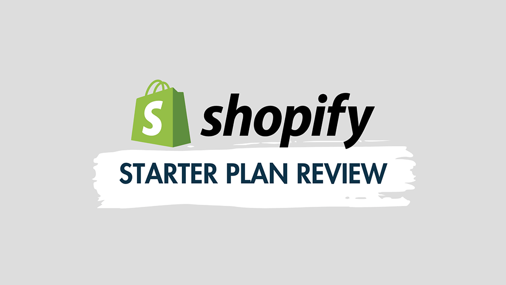 Shopify Starter plan review graphic